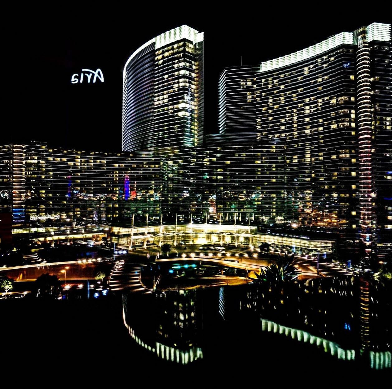 Casino Veranstaltungsort mit eleganten Tischen